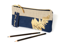 Gold Fern Pencil Case