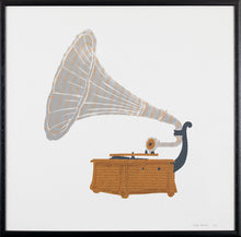 Limited Edition Gramophone Silkscreen Print