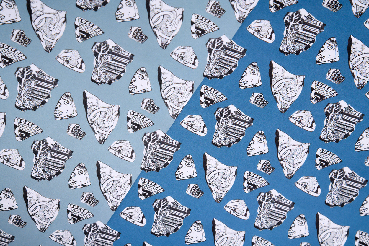 Broken Crockery Gift Wrap
