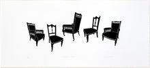 Musical Chairs Linocut Print