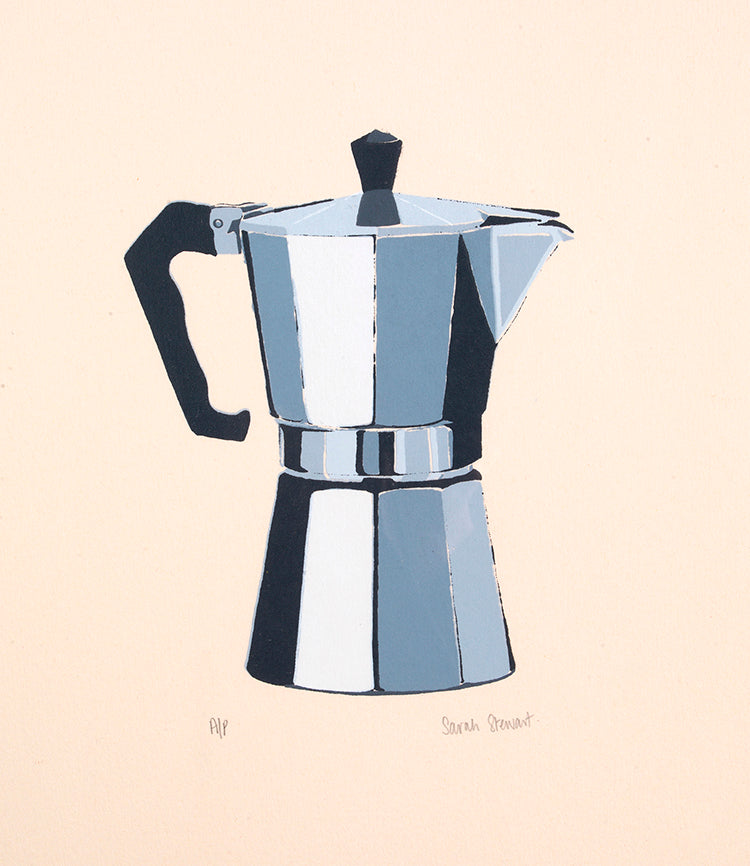 Limited Edition Moka Pot Silkscreen Print