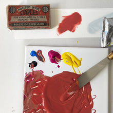 Vanguard Reduction Linocut Print