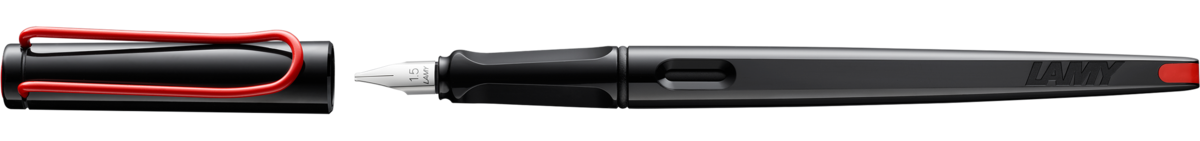 LAMY JOY Calligraphy Fountain Pen (Black and Red)