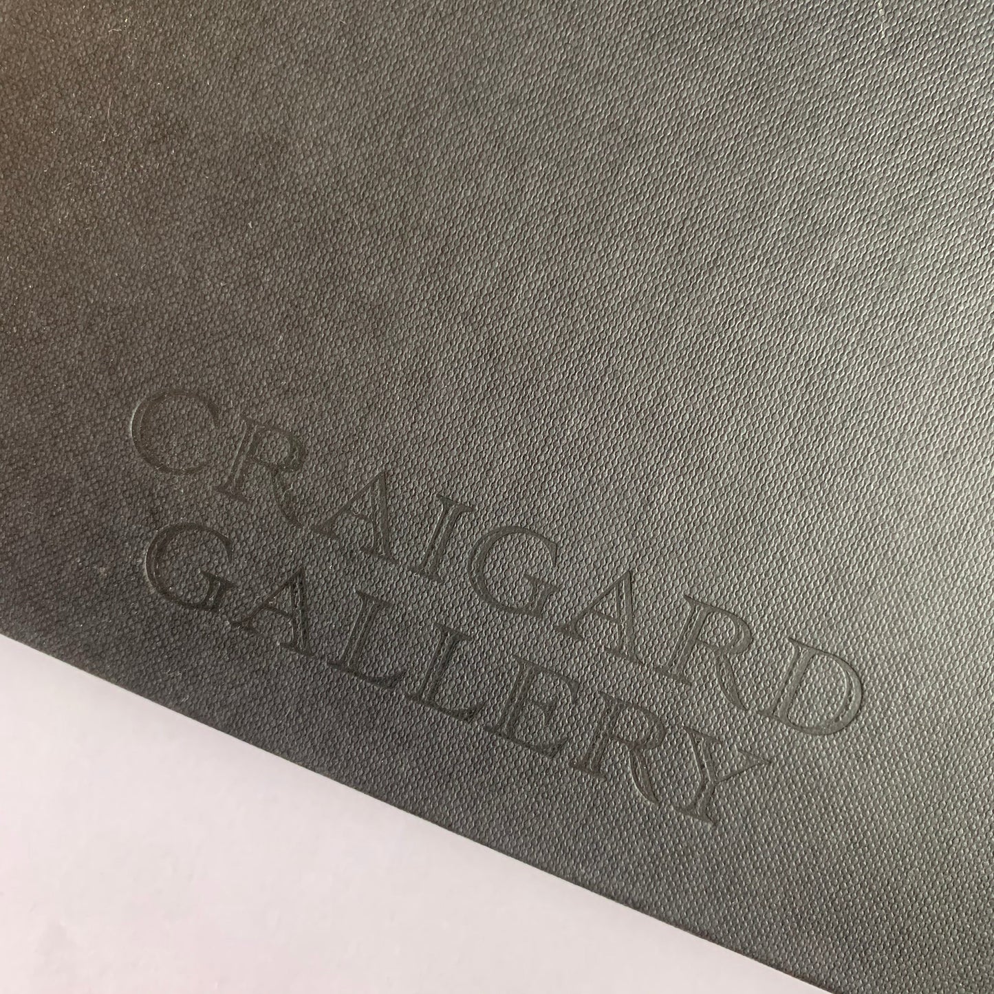 "Craigard Gallery" Embossed Seawhite Medium Square & Chunky Cloth Bound Hardback Sketchbook