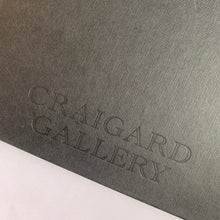"Craigard Gallery" Embossed Seawhite Medium Square & Chunky Cloth Bound Hardback Sketchbook