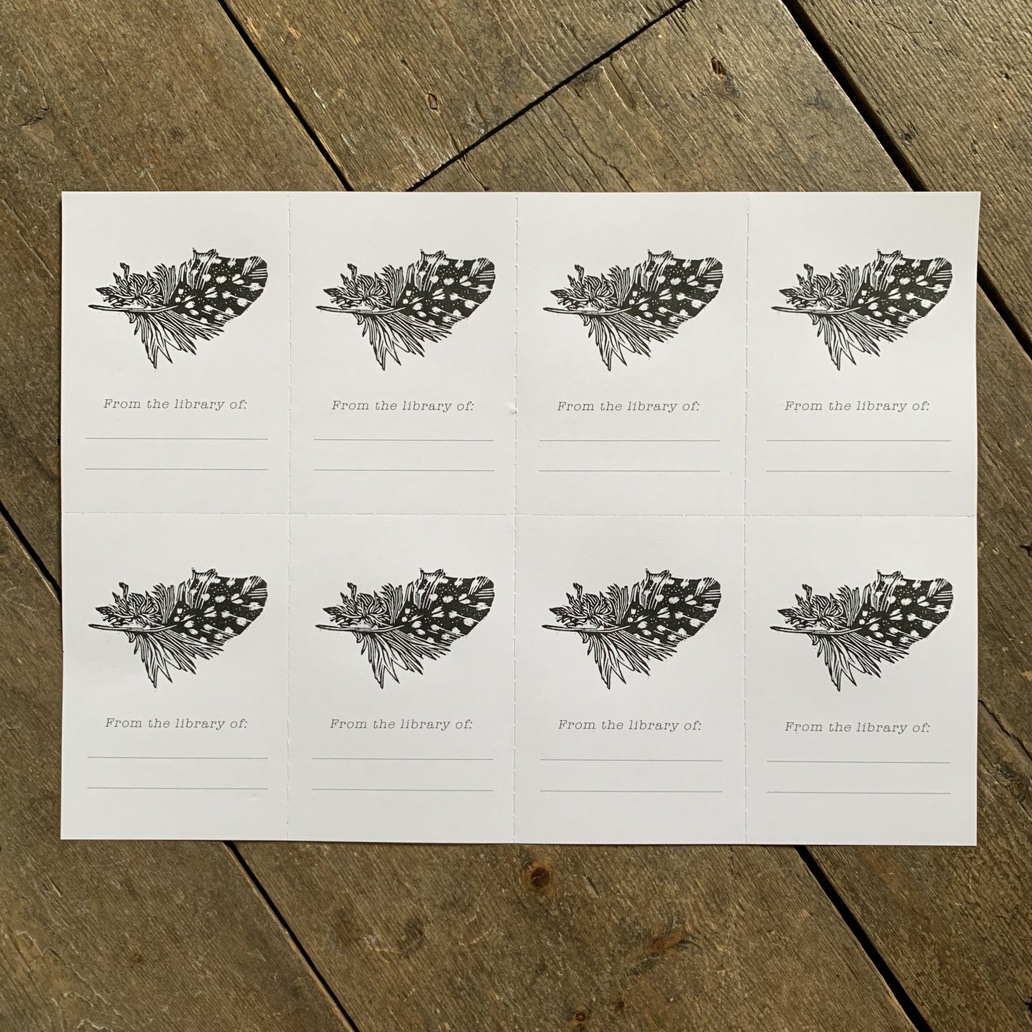 Feather Ex Librīs / Bookplates