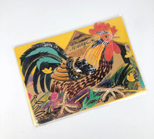 Chickens Concertina Die Cut Card by Mark Hearld