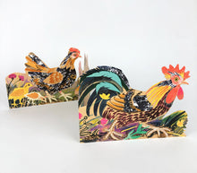 Chickens Concertina Die Cut Card by Mark Hearld