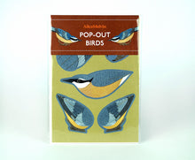 Alice Melvin Pop Out Bird Card - Nuthatch