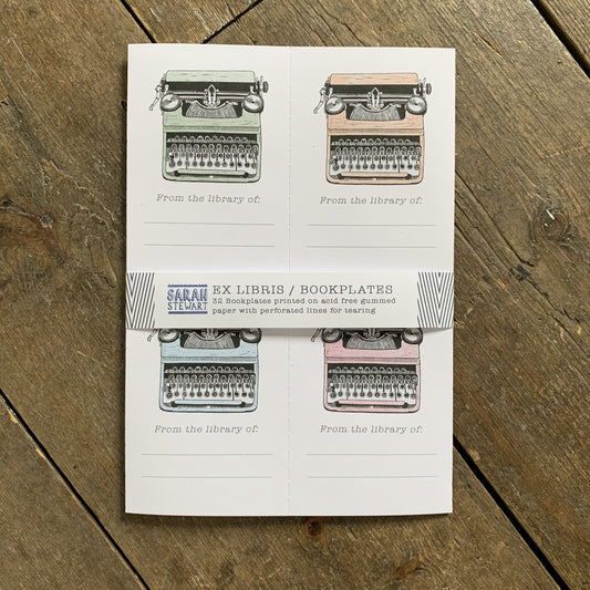 Typewriter Ex Librīs / Bookplates