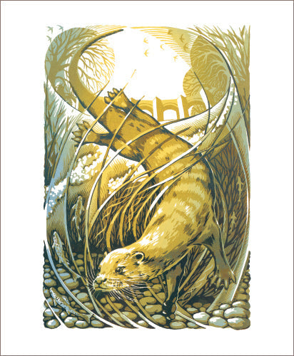 River Usk Otter by Martin Truefitt-Baker