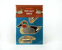Alice Melvin Pop Out Bird Card - Teal