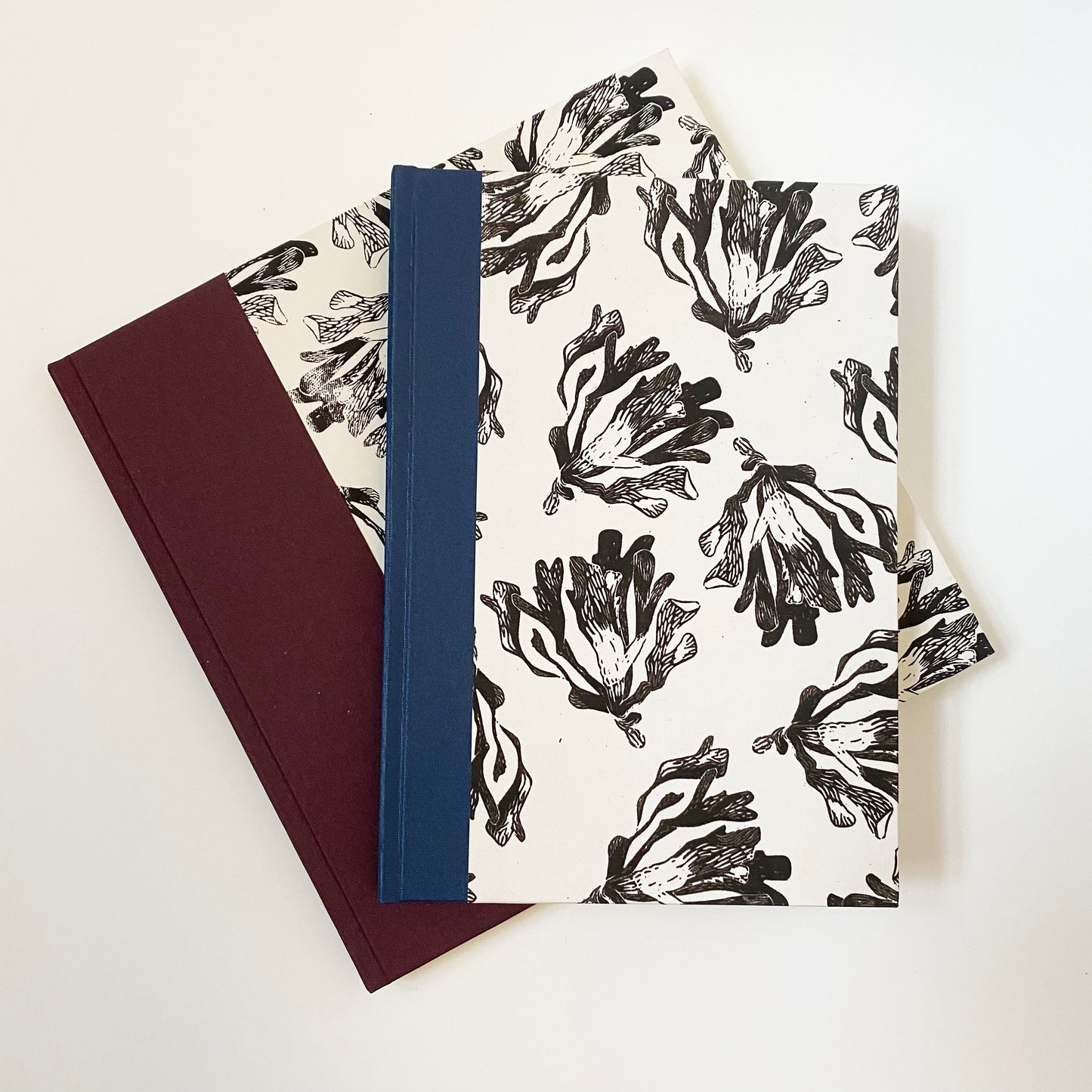 Screen Printed Square Hardbound Notebook (2 Colourways)