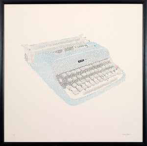 Limited Edition Typewriter Silkscreen Print