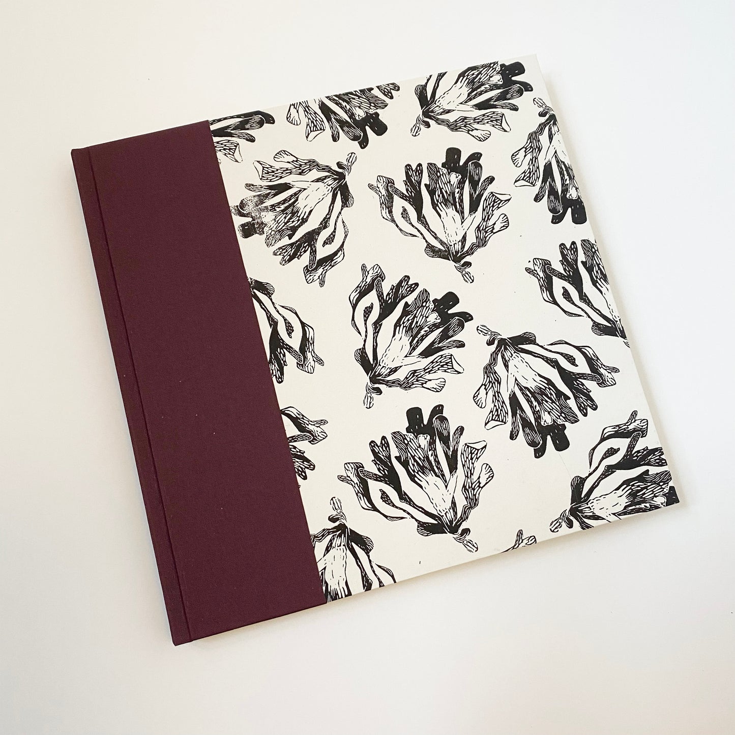 Screen Printed Square Hardbound Notebook (2 Colourways)