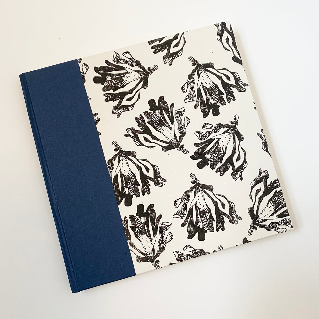 Screen Printed Square Hardbound Notebook (2 Colourways)