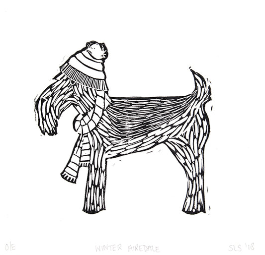 Winter Airedale