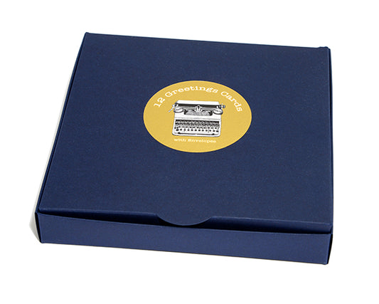Typewriter Greetings Cards (Gift Box Set)