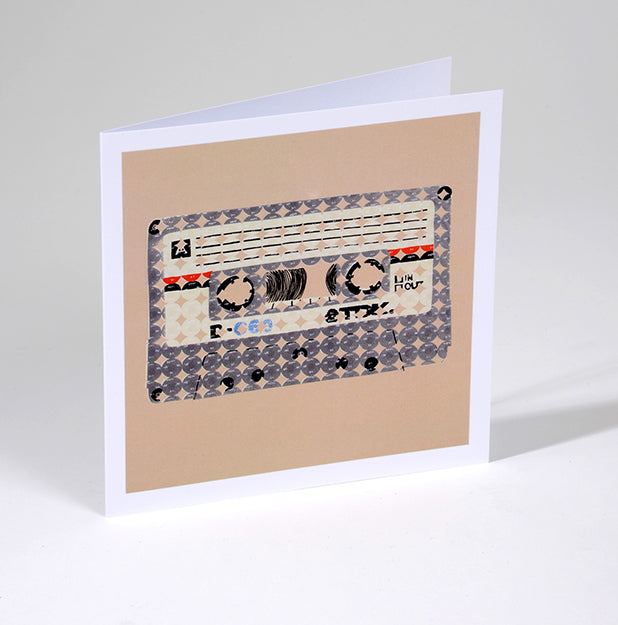 Cassette Greetings Card