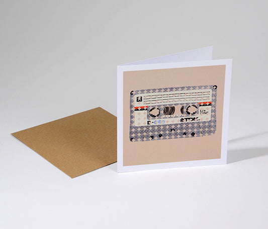 Cassette Greetings Card