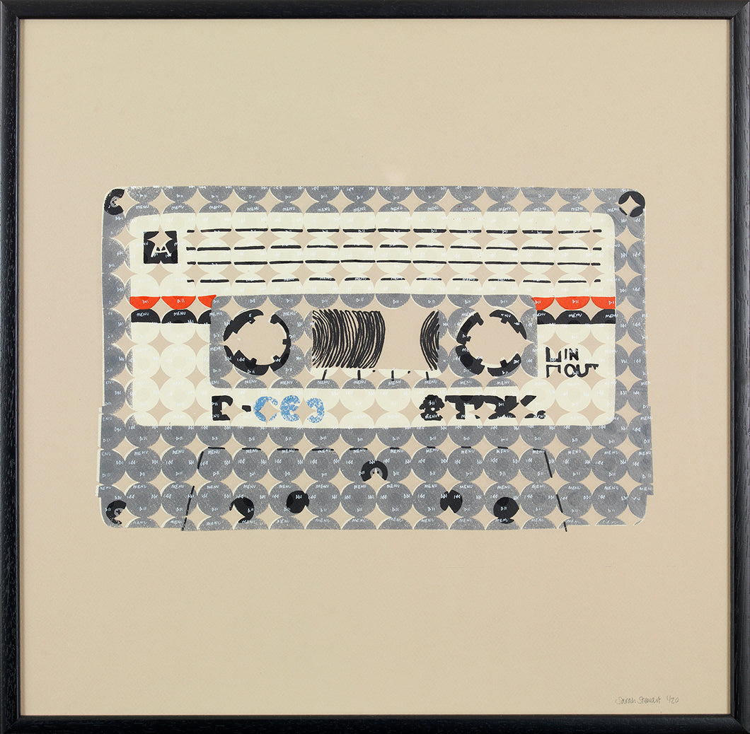 Limited Edition Cassette Silkscreen Print