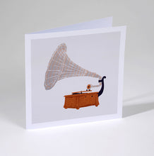 Gramophone Greetings Card