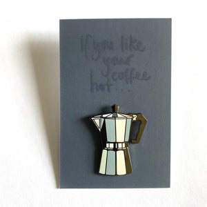 Moka Hard Enamel Pin Badge