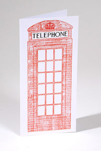 Telephone Box Greetings Card