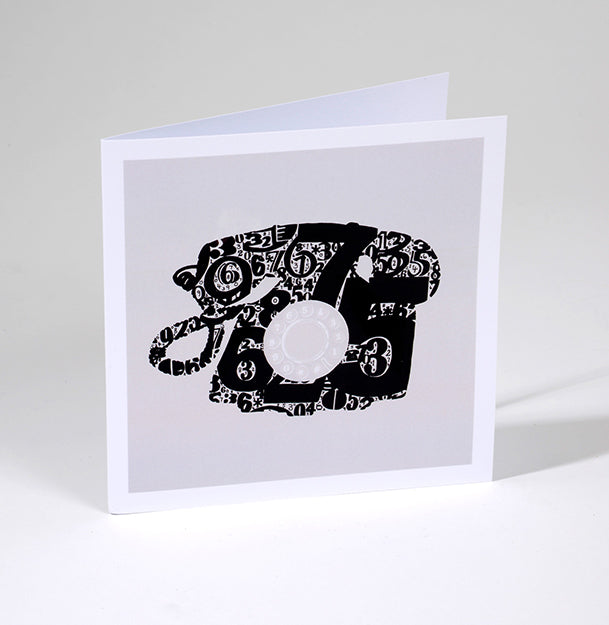 Telephone Greetings Card