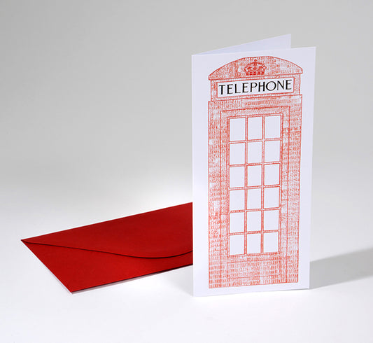 Telephone Box Greetings Card