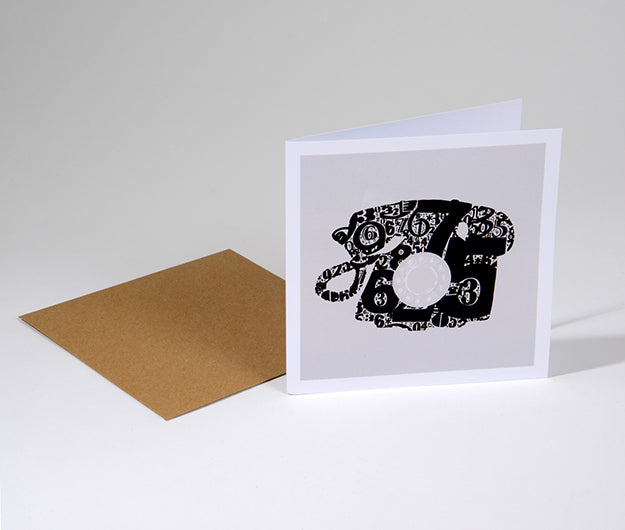 Telephone Greetings Card