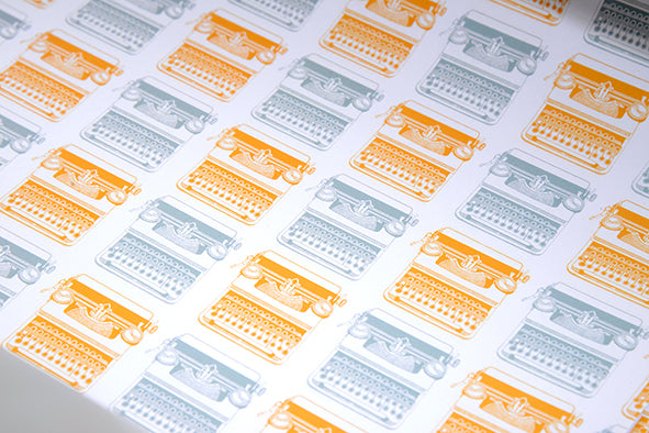 Typewriter Gift Wrap